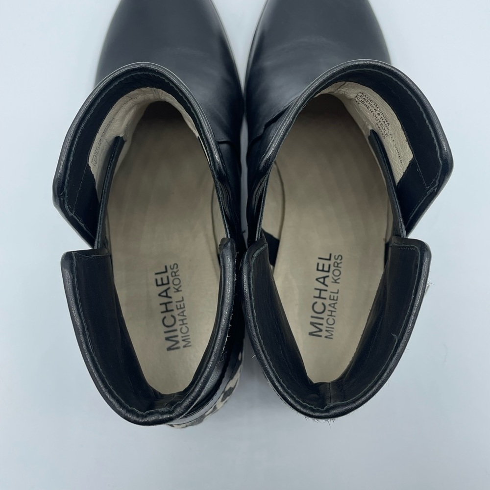 Michael Kors Salem Bootie Womens Size 7 (Leather with Calf Hair) - Picture 4 of 5